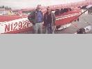 With Tony, our pilot, and Cessna 185